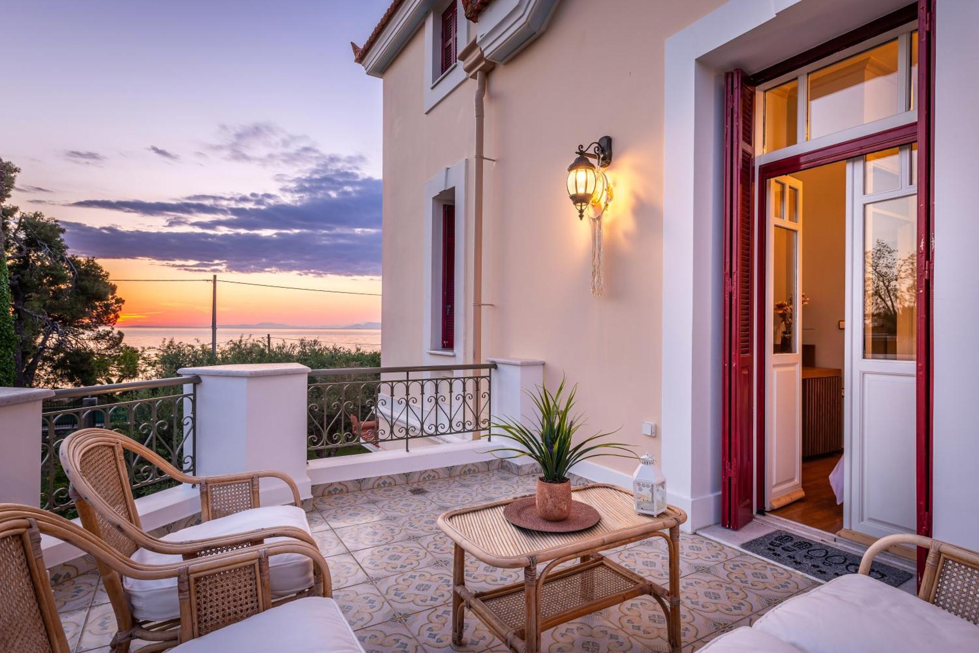 Sunset English Villas Paralía Szoba fotó